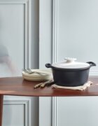 Emile Henry Керамична тенджера за готвене Cocotte 285 см/4 л "Sublime +" White