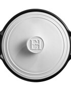 Emile Henry Керамична тенджера за готвене Cocotte 33 см/65 л "Sublime +" White