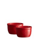 Emile Henry Комплект 2 купи Ramekin керамични 10см Burgundy -