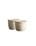 Emile Henry Комплект купа Ramekin от 2 части керамика 85 см Clay -