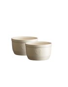 Emile Henry Комплект от 2 купи Ramekin керамични 10 см Clay -