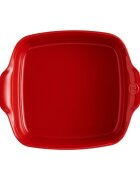 Emile Henry Квадратна форма за фурна керамична 24 см/18 л Burgundy - Emile Hen
