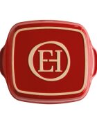 Emile Henry Квадратна форма за фурна керамична 24 см/18 л Burgundy - Emile Hen
