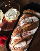 Emile Henry Тава за печене на хляб Batard керамика 39x16.5 см/4.5 л Truffle - E