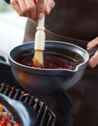 Emile Henry Тенджера BBQ керамика 19.5 см/1.2 л Truffle -