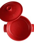 Emile Henry Тенджера за готвене керамична 26 см/ 4 л Burgundy -