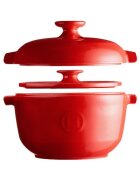 Emile Henry Тенджера за готвене на ориз керамична 255 см/25 л Burgundy - Emil