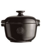 Emile Henry Тенджера за готвене на ориз керамична 255 см/25 л Charcoal - Emil