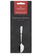 Grunwerg Комплект от 4 лъжички за еспресо "Windsor" неръждаема стомана - Grunw