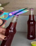 Grunwerg Кухненски ножици с меки на допир дръжки 21 см Rainbow -