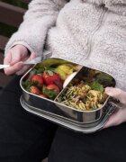 Grunwerg Кутия за обяд с 3 аксесоара неръждаема стомана 800мл "Out of Lunch