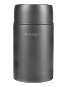 Grunwerg Термоизолационен съд за супа неръждаема стомана 1 л "Pioneer" чере