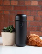 Grunwerg Термоизолационна бутилка "DrinkPod" от неръждаема стомана 200 мл Чер