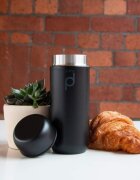 Grunwerg Термоизолационна бутилка "DrinkPod" от неръждаема стомана 200 мл Чер