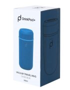 Grunwerg Термоизолационна бутилка от неръждаема стомана "DrinkPod" 350 мл "S