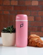 Grunwerg Термоизолирана бутилка 200 ml неръждаема стомана "DrinkPod" розово