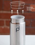 Grunwerg Термоизолирана бутилка неръждаема стомана 200 ml "DrinkPod" Matte