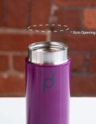 Grunwerg Термоизолирана бутилка от неръждаема стомана 200 ml "DrinkPod" лила