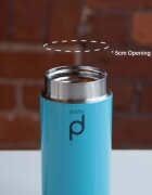 Grunwerg Термоизолираща бутилка от неръждаема стомана 300 ml "DrinkPod" Blue