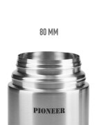 Grunwerg Топлоизолиран контейнер "Pioneer" за супа 500 мл сребрист цвят - Gru