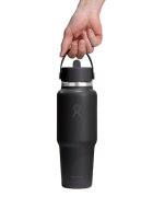 Hydro Flask Бутилка за вода "Wide Straw" неръждаема стомана 950 мл Black - Hydr