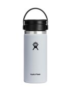 Hydro Flask Термоизолирана бутилка неръждаема стомана 470 мл "Wide Sip" бяла -