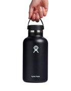Hydro Flask Термоизолираща бутилка неръждаема стомана 1.9L "Wide Mouth" Black