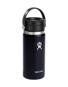 Hydro Flask Термоизолираща бутилка неръждаема стомана 470 мл "Wide Sip" Black