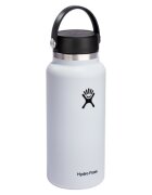 Hydro Flask Термоизолираща бутилка неръждаема стомана 950 мл "Wide Mouth" Whit