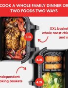 Instant Pot Двоен фритюрник с горещ въздух 85 л / 1700 W Vortex Plus VersaZone