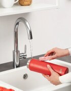 Ion8 Бутилка за вода неръждаема стомана 920 ml червена -