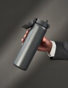 Ion8 Бутилка за вода неръждаема стомана 920 ml сива -