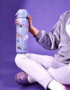 Ion8 Бутилка за вода "Slim" неръждаема стомана 500 мл Butterflies -