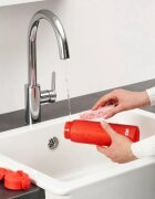 Ion8 Бутилка за вода "Slim" recyclon™ 500 ml Червена -