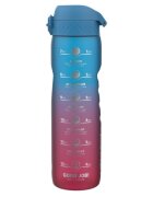 Ion8 Бутилка за вода "Times To Drink" recyclon™ 1L Blue&Pink -