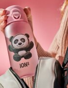 Ion8 Бутилка за вода за деца recyclon™ 350 ml Panda -