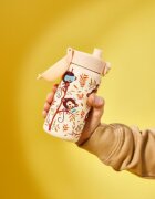 Ion8 Детска бутилка за вода неръждаема стомана 400 мл Monkeys -