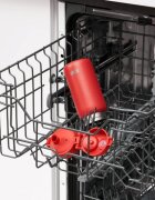 Ion8 Детска бутилка за вода неръждаема стомана 400 мл Red -