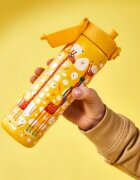 Ion8 Детска бутилка за вода неръждаема стомана 600мл Giraffes -
