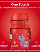 Ion8 Детска бутилка за вода recyclon 350 мл Red Unicorns -