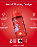 Ion8 Детска бутилка за вода recyclon 350 мл Red Unicorns -