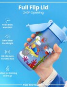 Ion8 Детска бутилка за вода recyclon 350 мл Safari -