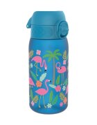 Ion8 Детска бутилка за вода recyclon™ 350 мл Flamingos -