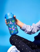 Ion8 Детска бутилка за вода recyclon™ 350 мл Flamingos -