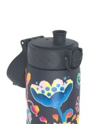 Ion8 Детска бутилка за вода SLIM неръждаема стомана 500мл Bright Floral