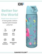 Ion8 Детска бутилка за вода SLIM recyclon 500 мл Blue Unicorns -