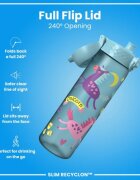 Ion8 Детска бутилка за вода SLIM recyclon 500 мл Blue Unicorns -