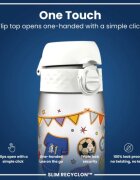 Ion8 Детска бутилка за вода SLIM recyclon 500 мл Football -