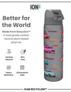 Ion8 Детска бутилка за вода SLIM recyclon 500 мл Sport Cars -