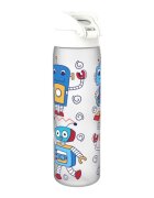 Ion8 Детска бутилка за вода "Slim" recyclon™ 500 ml Robots -